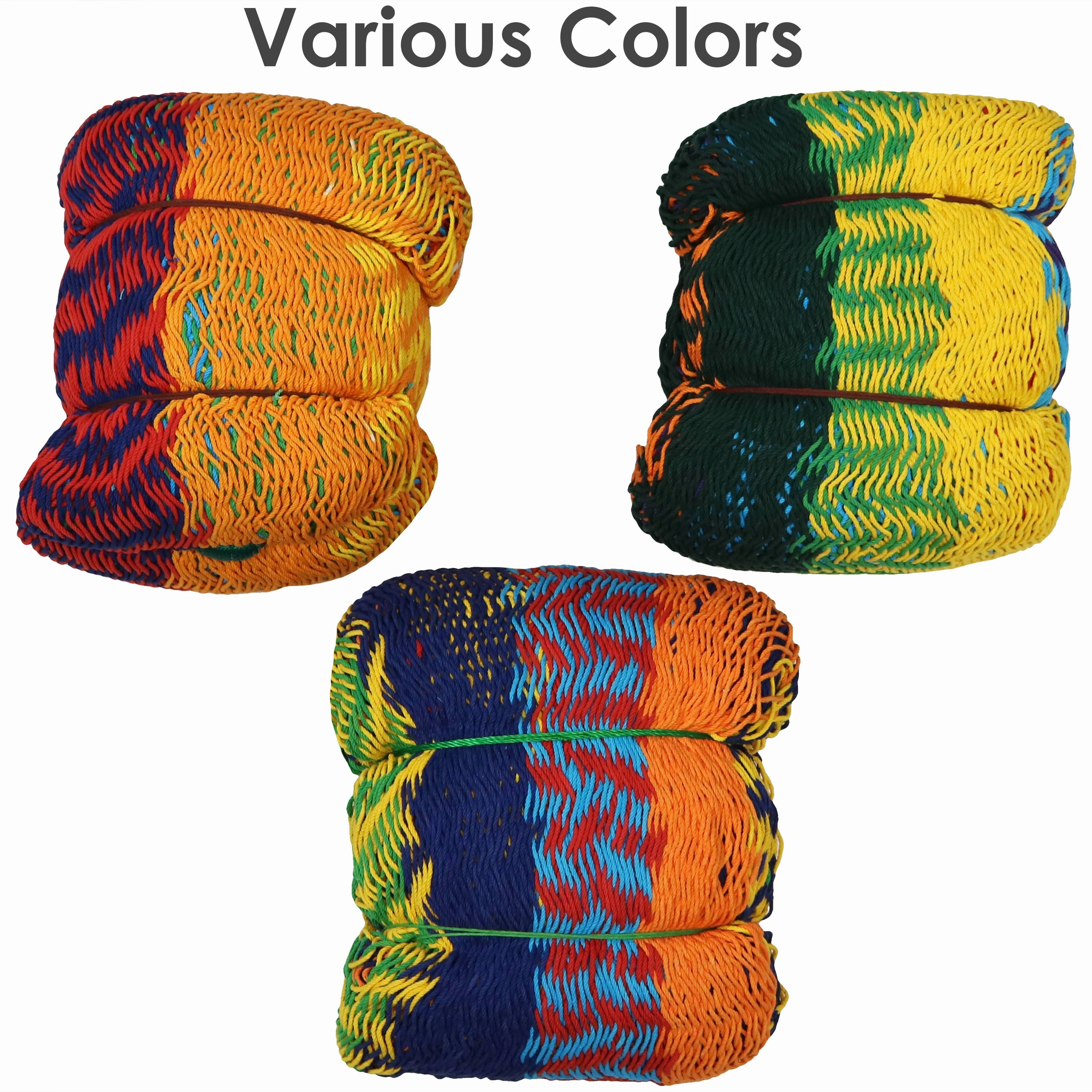 Sunnydaze Family Size Handwoven Thick Cord Mayan Hammock