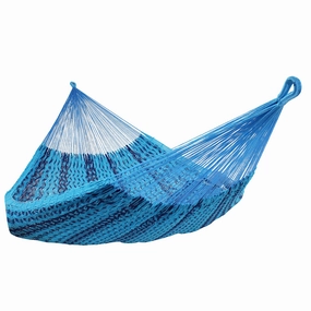 Sunnydaze Family Size Handwoven Thick Cord Mayan Hammock double size outdoor hammock for couples