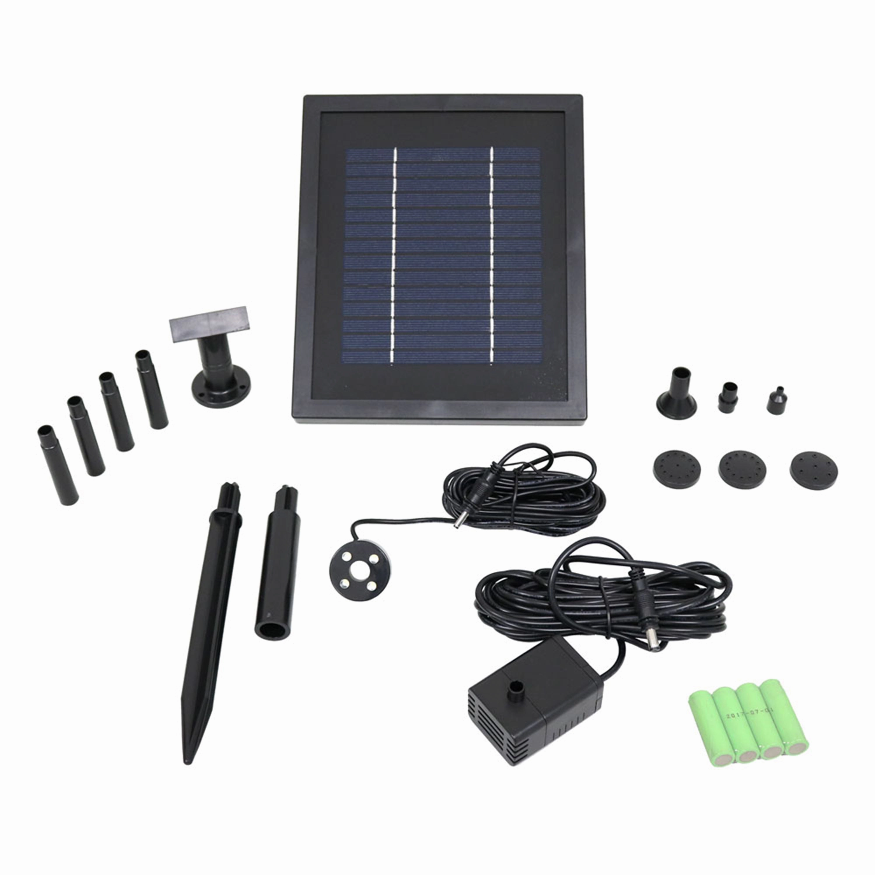 Sunnydaze Florence Solar Outdoor Wall Fountain - Battery Backup - Florentine