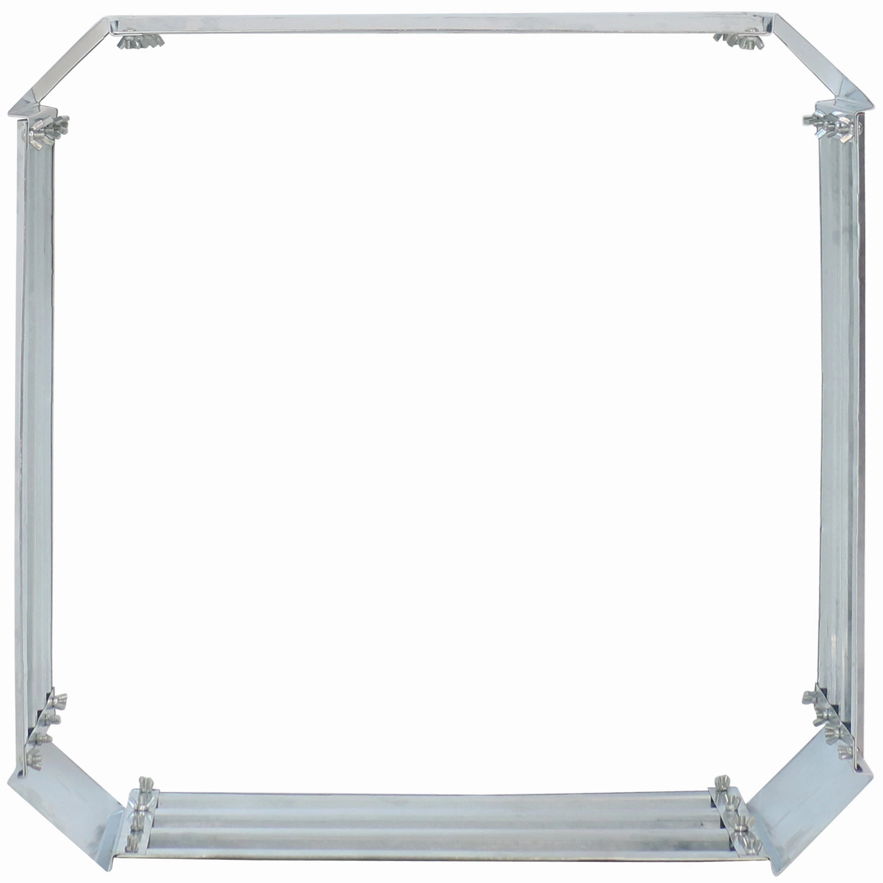 Sunnydaze Galvanized Steel Raised Garden Bed - Square - 24"