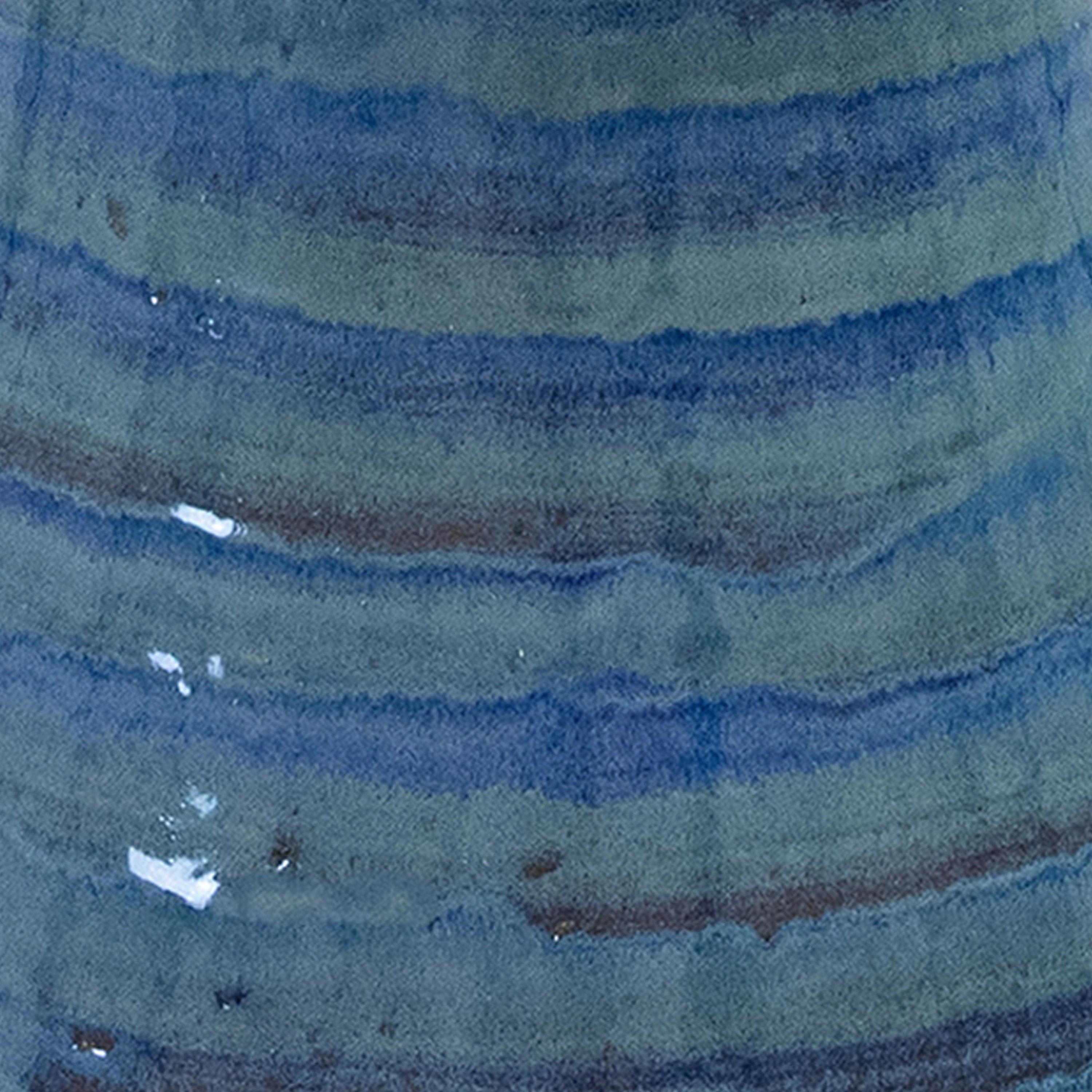 Sunnydaze Glazed Ceramic Outdoor Bird Bath - 18"
