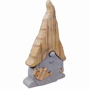 Sunnydaze Indoor/Outdoor Basil the Gardening Gnome Statue - 18.25"outdoor garden decorative ornaments