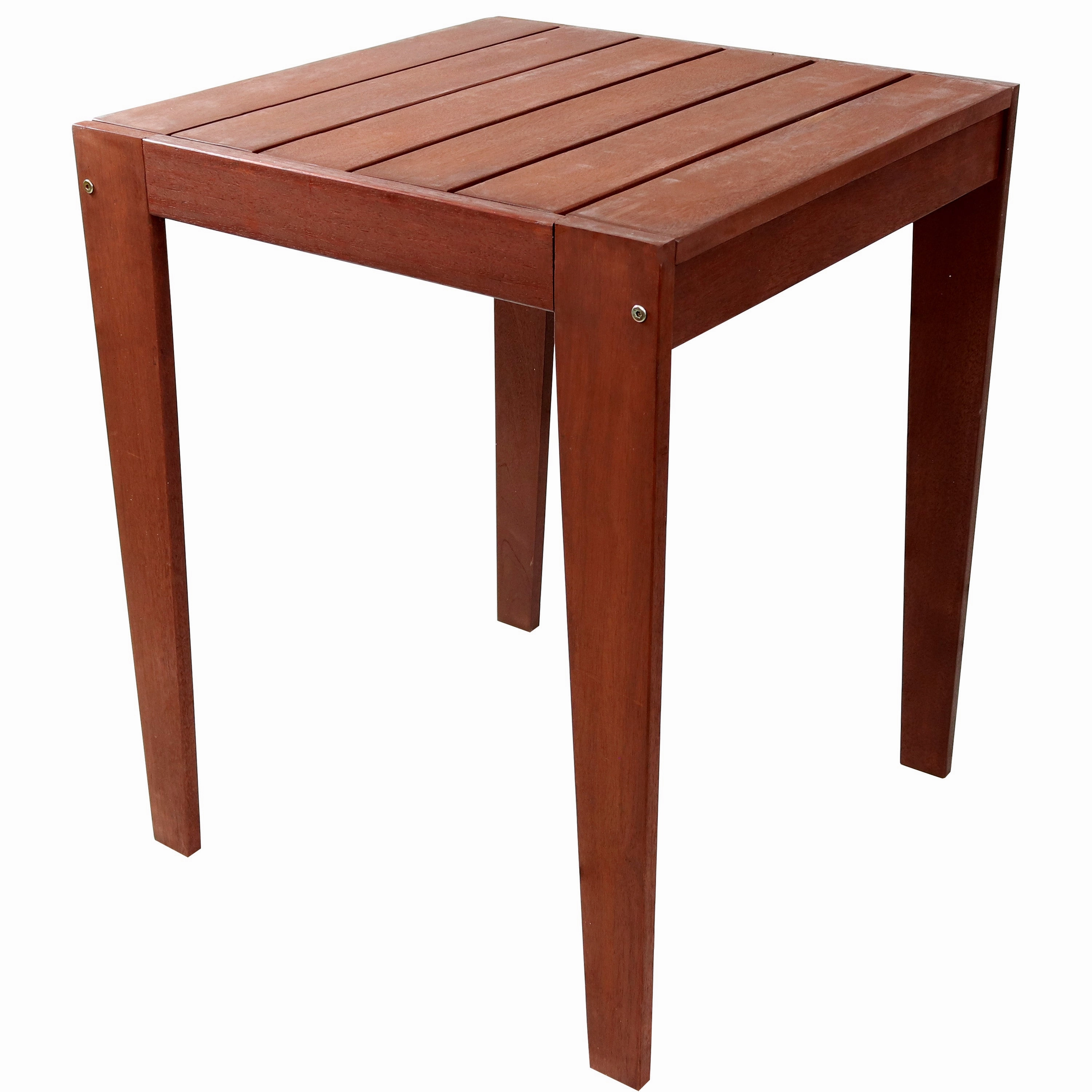Sunnydaze Meranti Wood with Mahogany Teak Oil Finish Outdoor Tableoutdoor patio furniture set