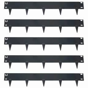 Sunnydaze Metal Landscape Edging Border - Set of 5 - 42" Sections decorative outdoor planter box designs
