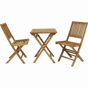 Sunnydaze Nantasket 3-Piece Outdoor Wooden Bistro Setoutdoor patio furniture set