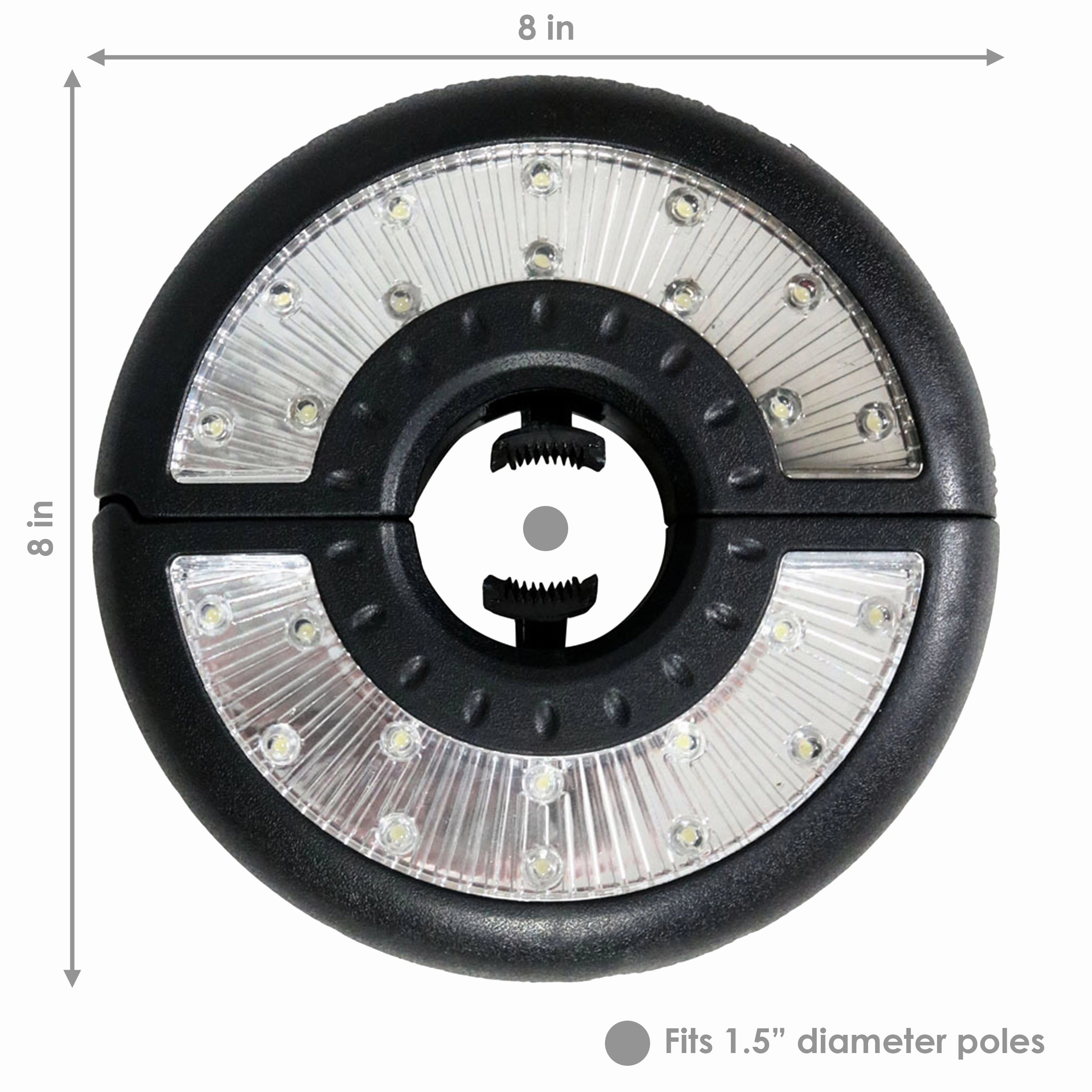 Sunnydaze Outdoor Battery-Powered Patio Umbrella LED Lights