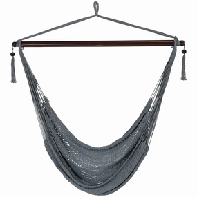 Sunnydaze Outdoor Extra Large Hanging Caribbean Hammock Chair double size outdoor hammock for couples