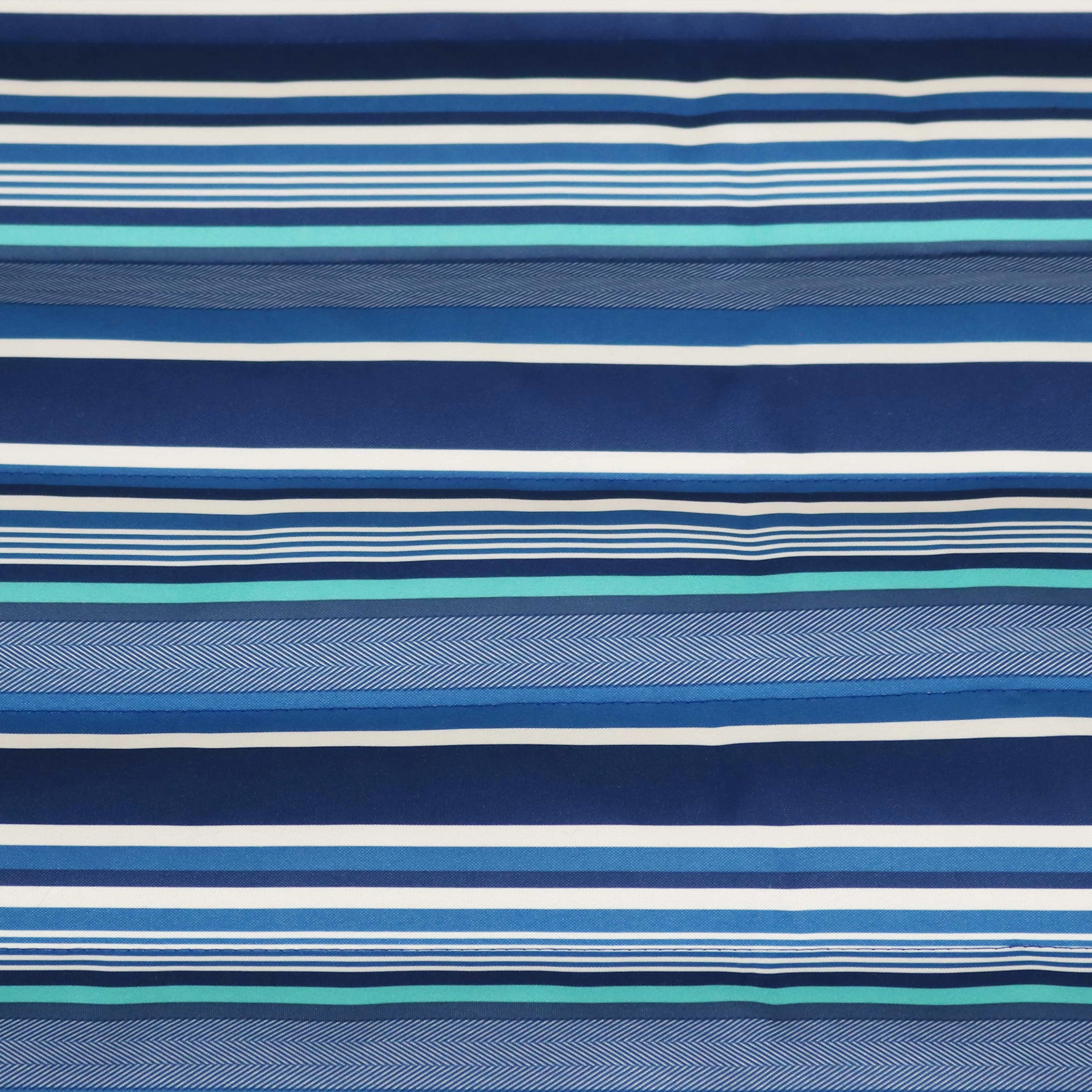 Sunnydaze Polyester Quilted Hammock Pad and Pillow with Modern Pattern - Breakwater Stripe