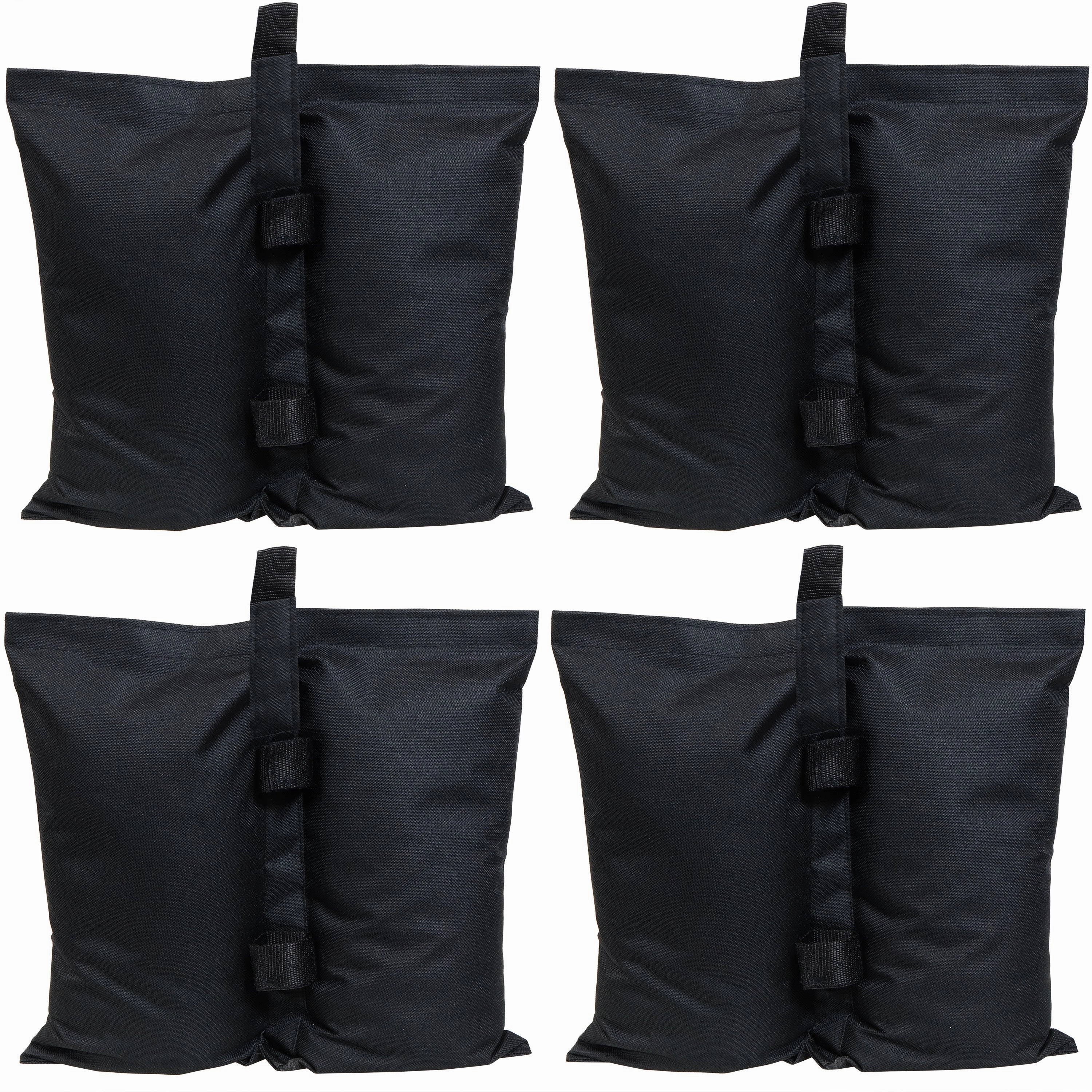 Sunnydaze Polyester Sandbag Canopy Weights - Set of 4 - Blackoutdoor patio furniture set