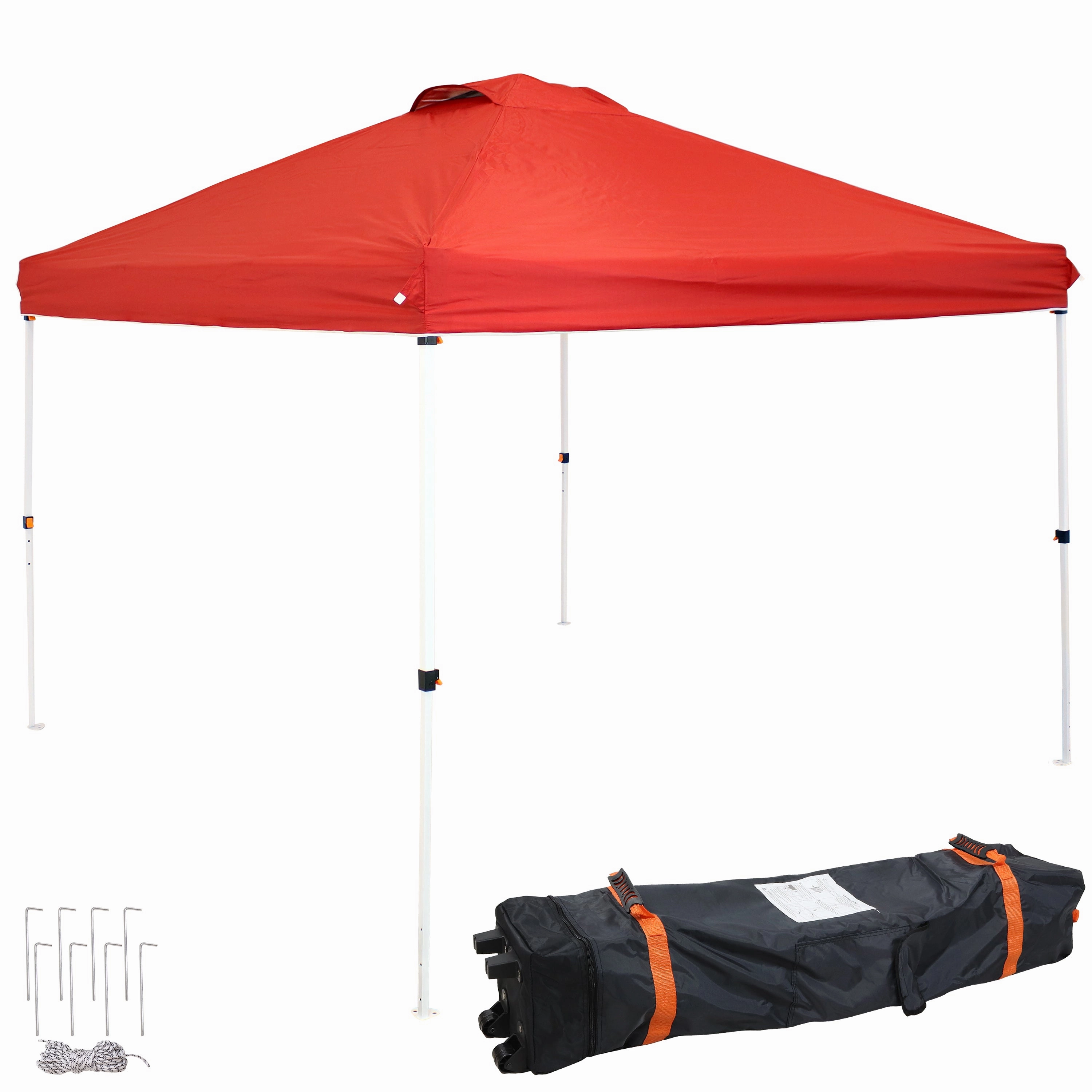 Sunnydaze Premium Pop-Up Canopy with Rolling Carry Bagoutdoor patio furniture set