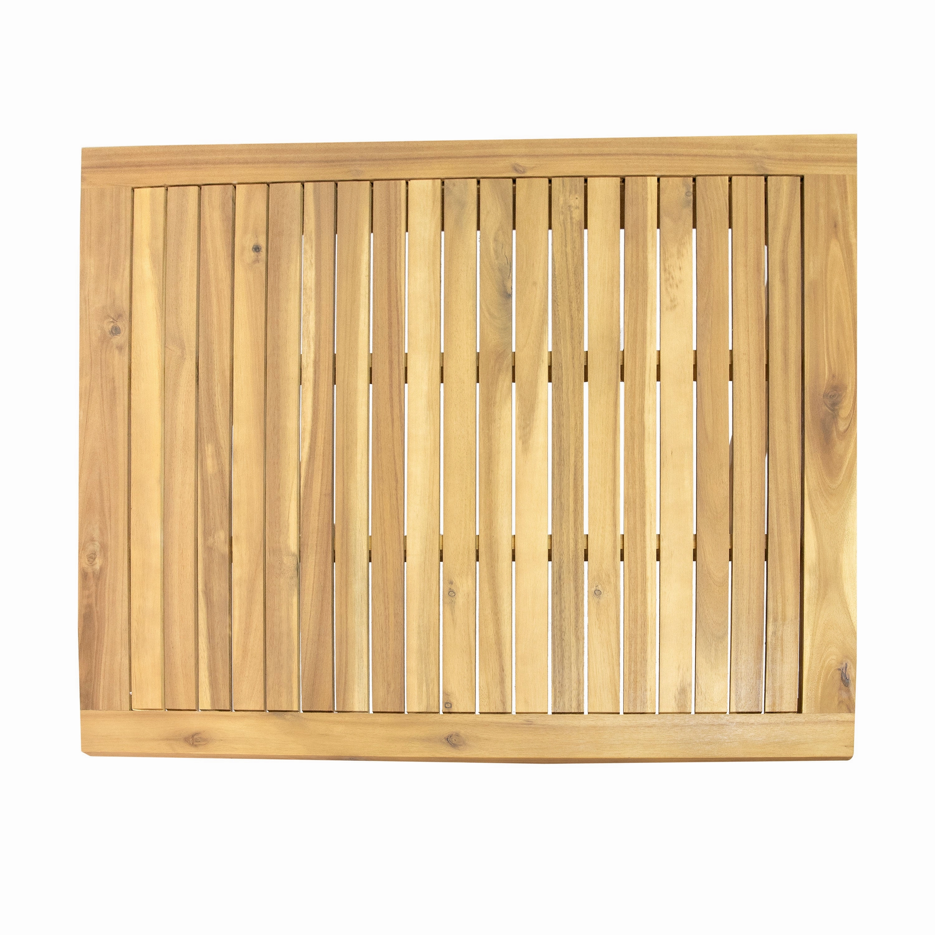 Sunnydaze Rodanthe 33.75" Acacia Wood Outdoor Dining Table - Square Patio Table