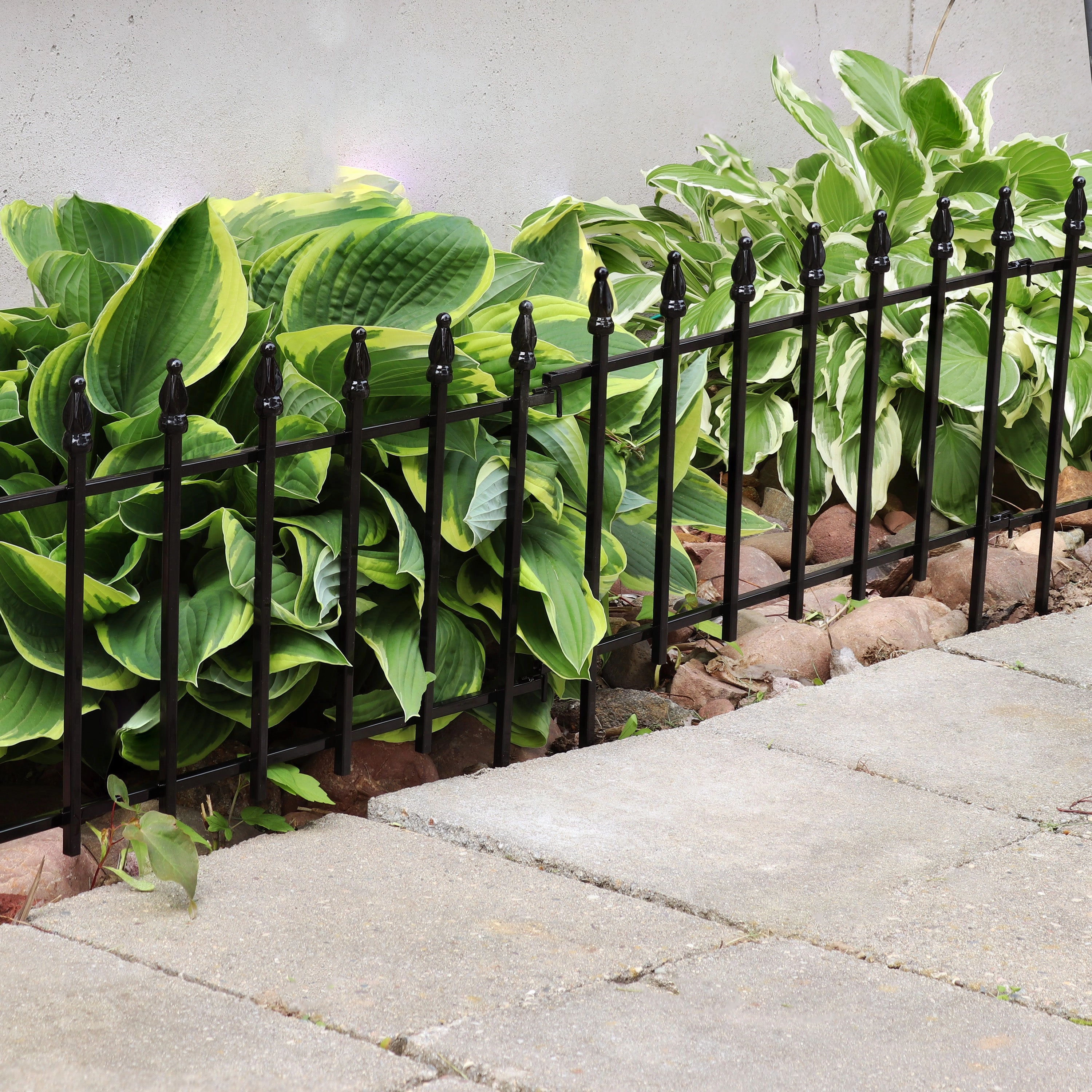 Sunnydaze Roman Garden Border Fence Set