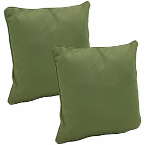 Sunnydaze Set of 2 Olefin Patio Outdoor Throw Pillows - 16" Squareoutdoor patio furniture set
