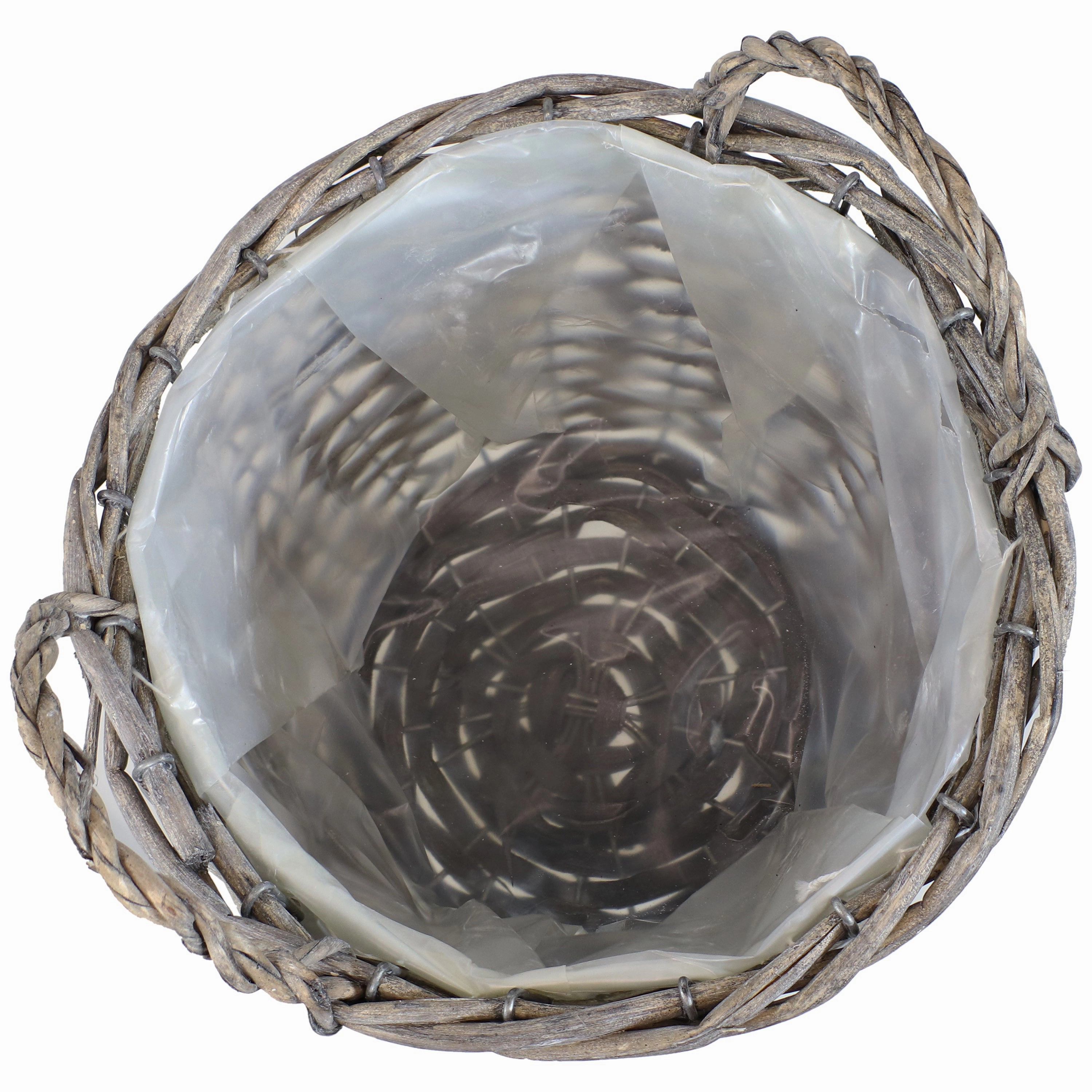 Sunnydaze Set of 5 Willow Wicker Basket Planters