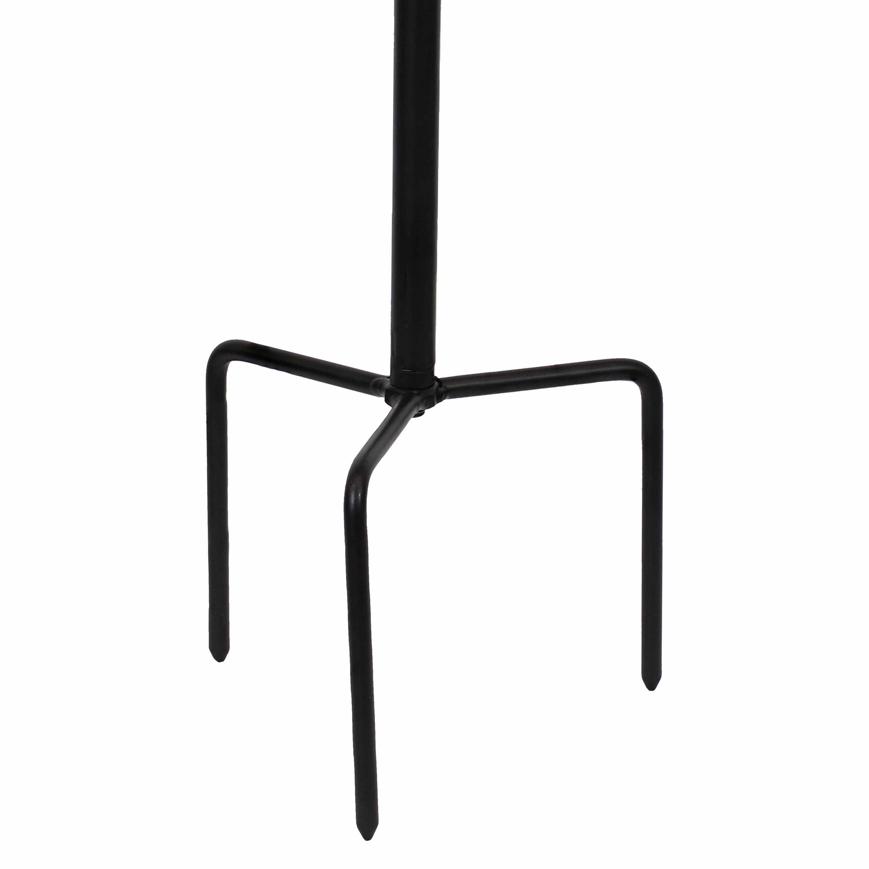 Sunnydaze Simple Steel Gazing Globe Stand - Black