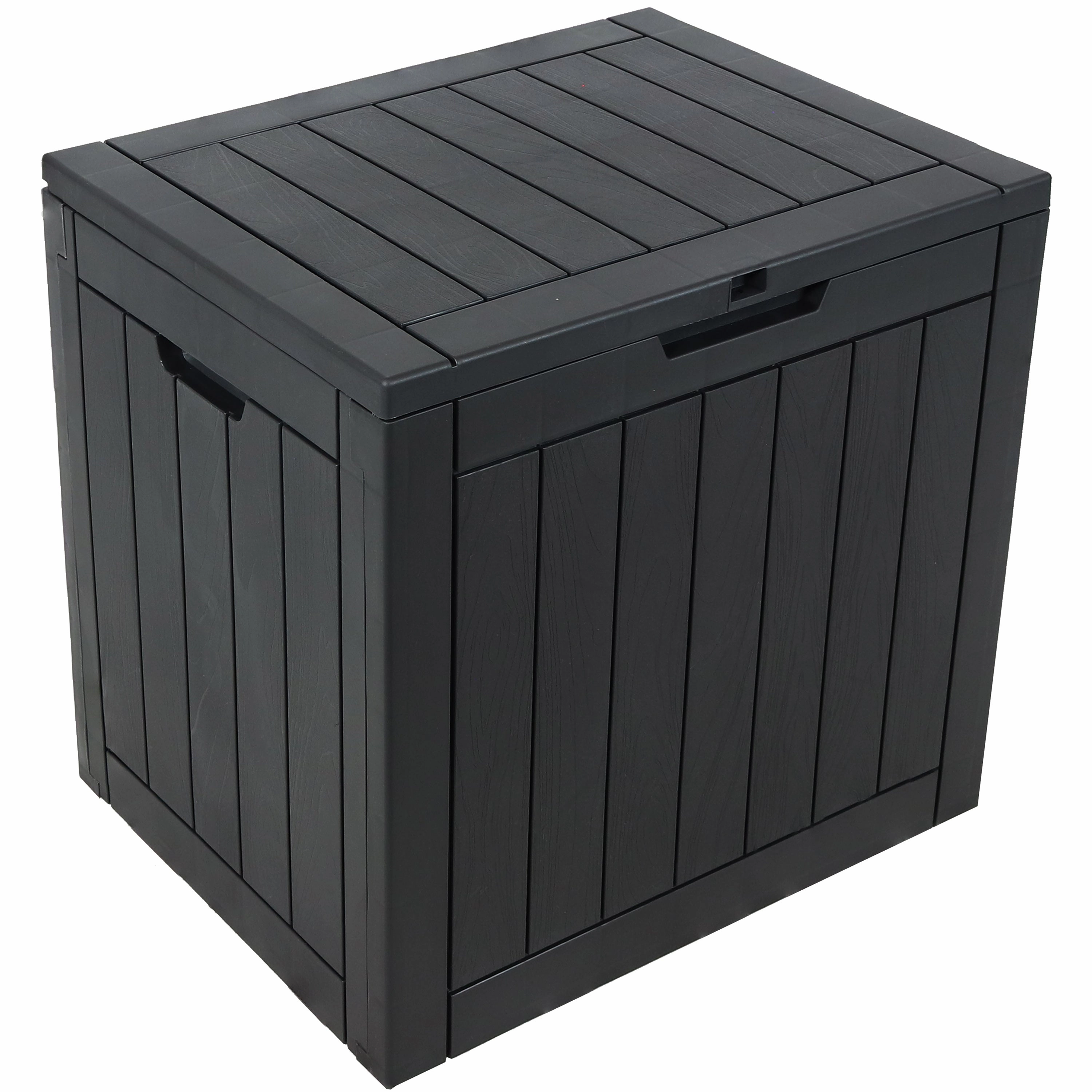 Sunnydaze Small Deck Box with Storage and Lockable Lid - 32 Gal.outdoor patio furniture set