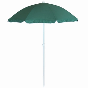 Sunnydaze Steel 5' Beach Umbrella with Tilt Functionadjustable height outdoor parasol