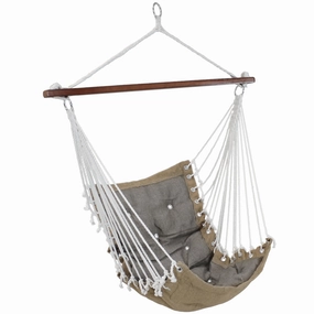 Sunnydaze Tufted Victorian Outdoor Hammock Chair Swing double size outdoor hammock for couples