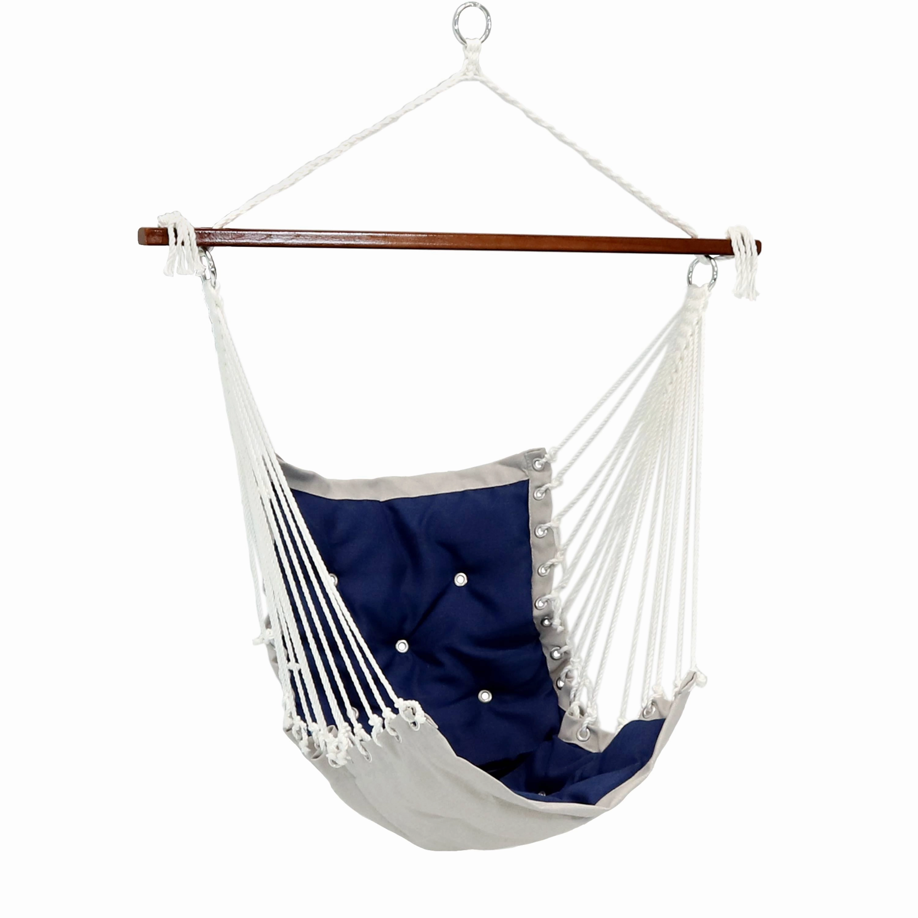 Sunnydaze Tufted Victorian Outdoor Hammock Chair Swing