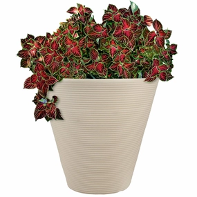 Sunnydaze Walter Outdoor Planter - Antique White - 15.5" decorative outdoor planter box designs