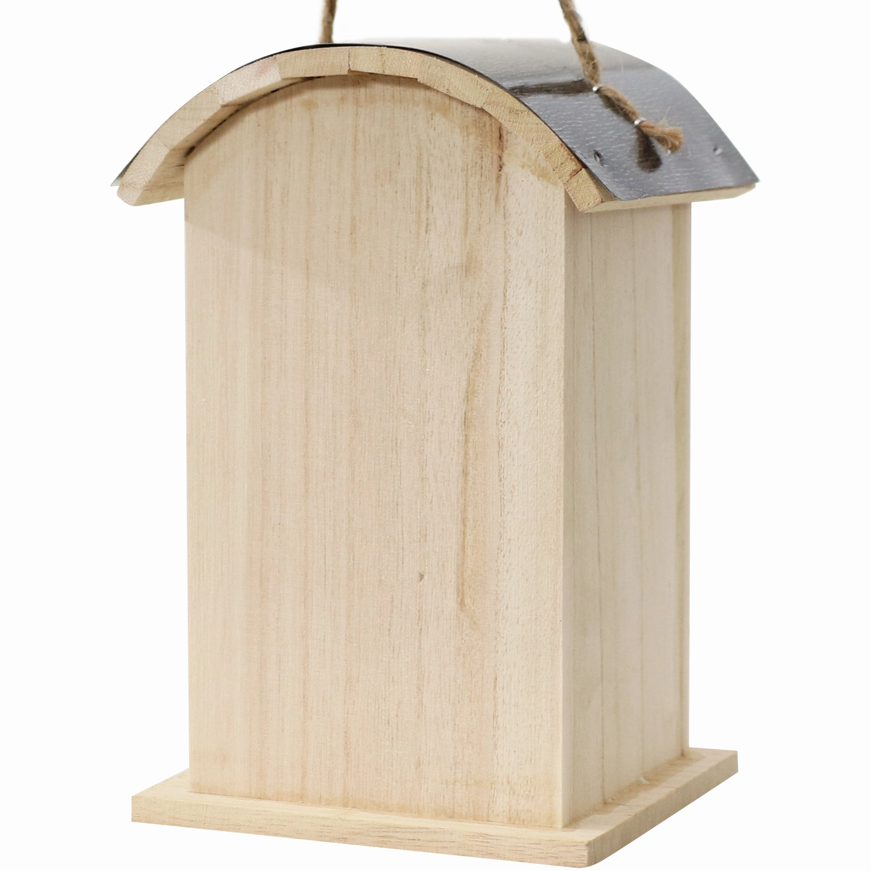 Sunnydaze Wooden Bungalow Outdoor Hanging Bird House - 7"