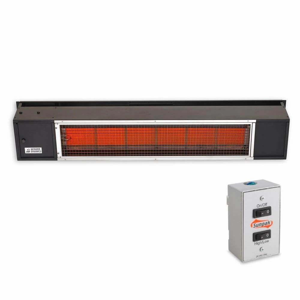 Sunpak Two Stage Hardwired 48-inch 34,000 BTU Outdoor Gas Infrared Heater - S34 TSHweatherproof outdoor heater