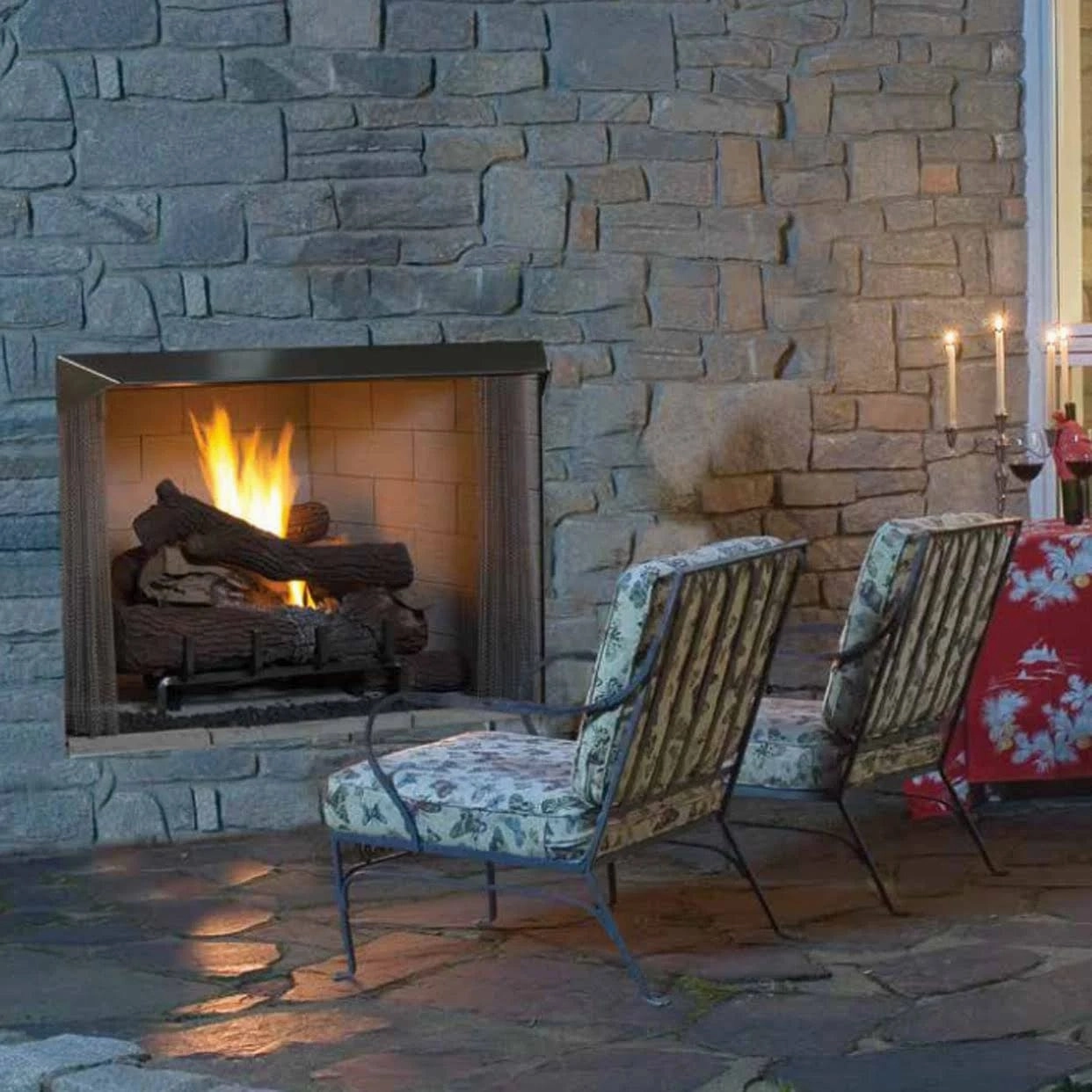 Superior 36" Traditional Vent-Free Outdoor Fireplace VRE4536W