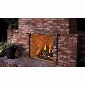 Superior 42" Traditional Vent-Free Outdoor Fireplace VRE6042stone-look outdoor patio fireplace