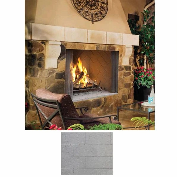 Superior 42" Traditional Wood Burning Outdoor Fireplace WRE4542W