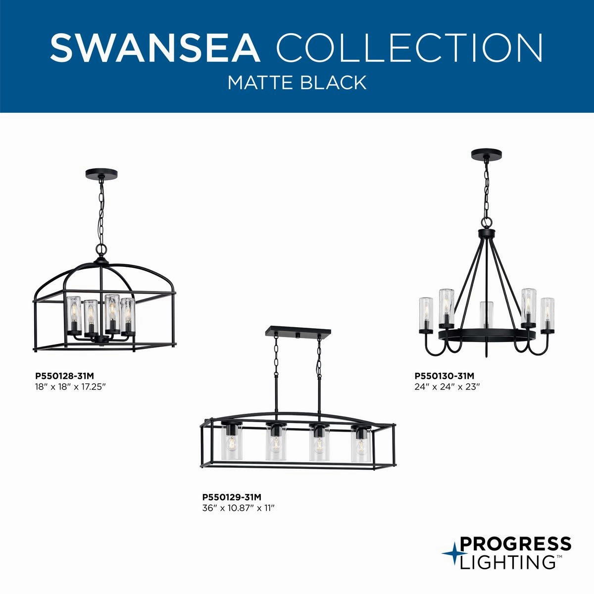 Swansea 4-Light Outdoor Chandelier
