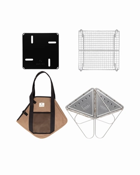 Takibi Fire & Grill Small essential outdoor cooking accessories kit