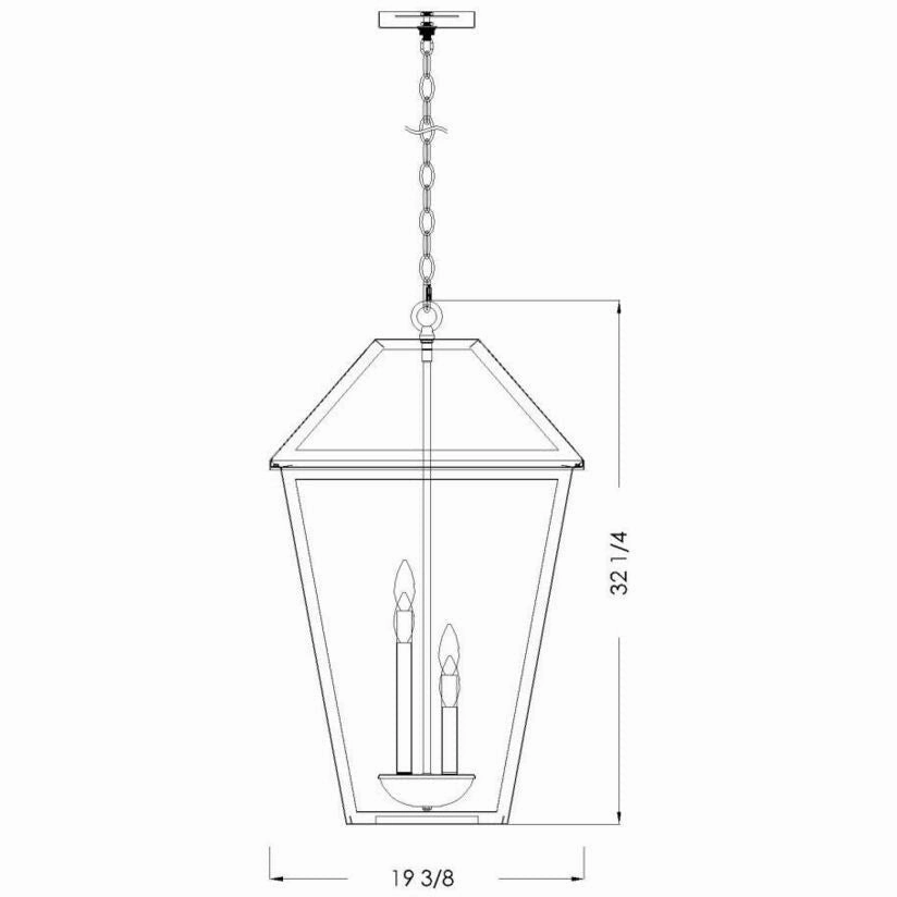 Talbot 4-Light Outdoor Pendant