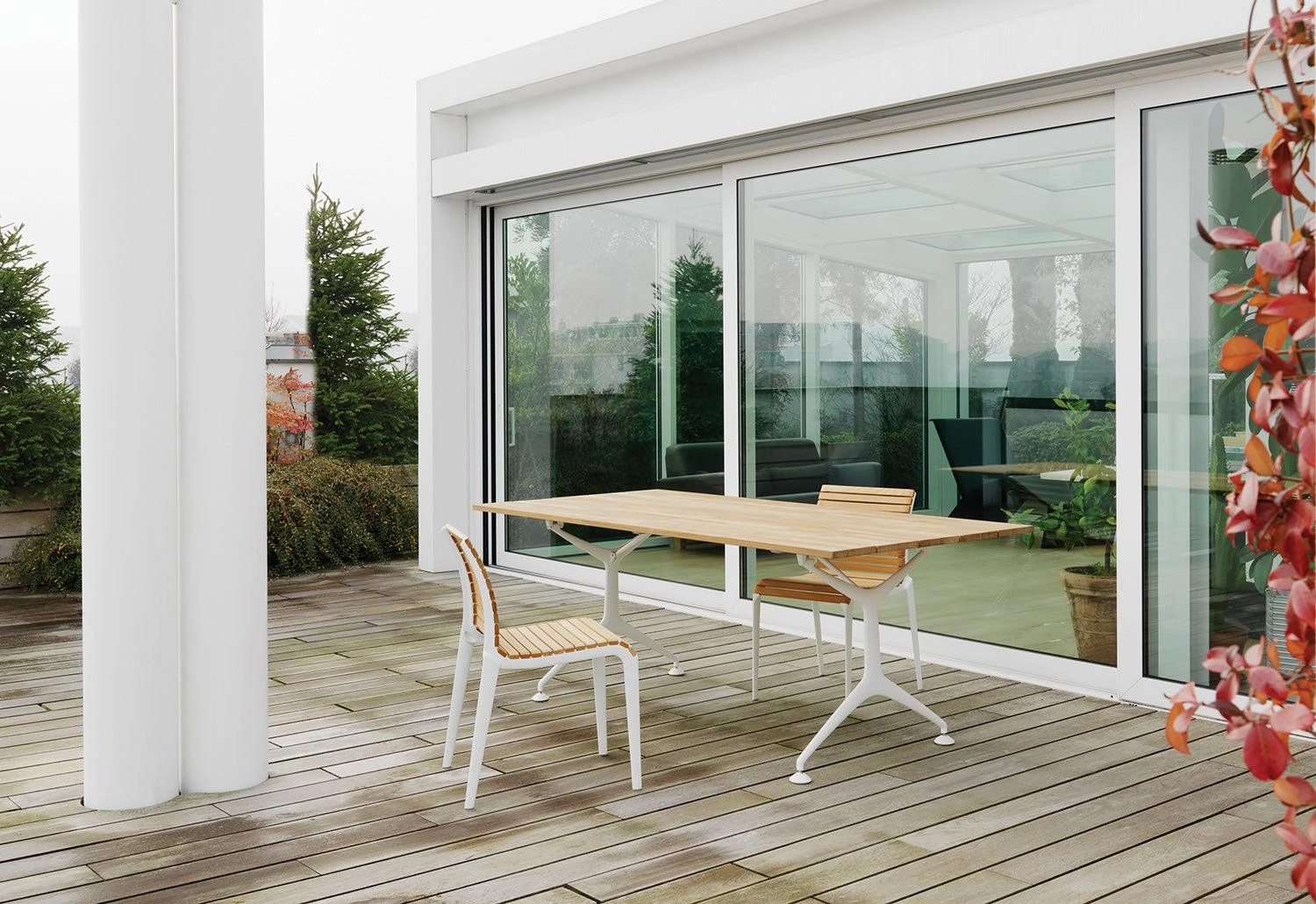 Teak outdoor chair, 2007