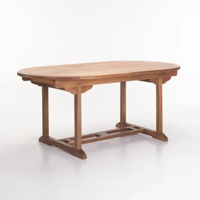 TEAK OVAL EXTENSION TABLEoutdoor patio furniture set