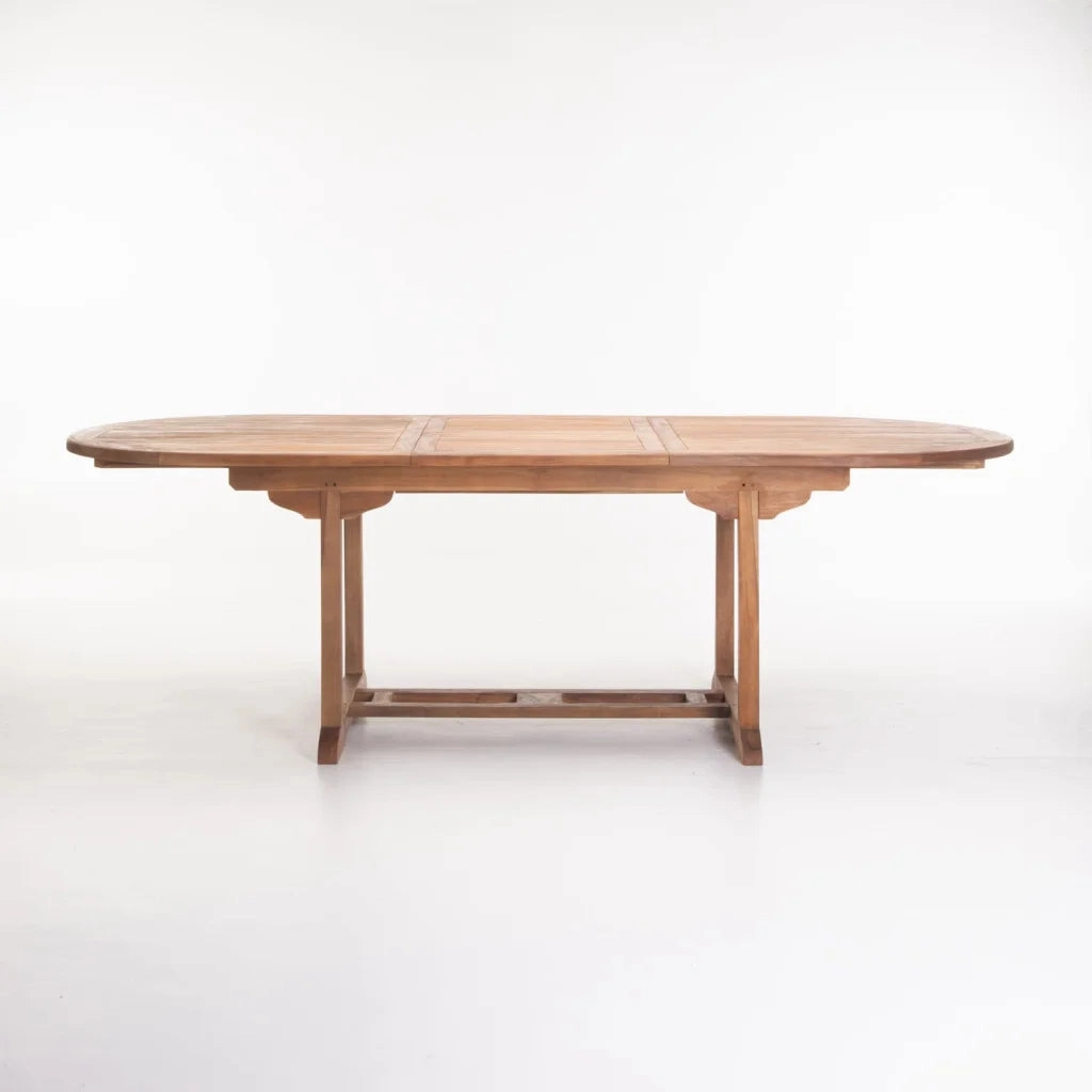 TEAK OVAL EXTENSION TABLE