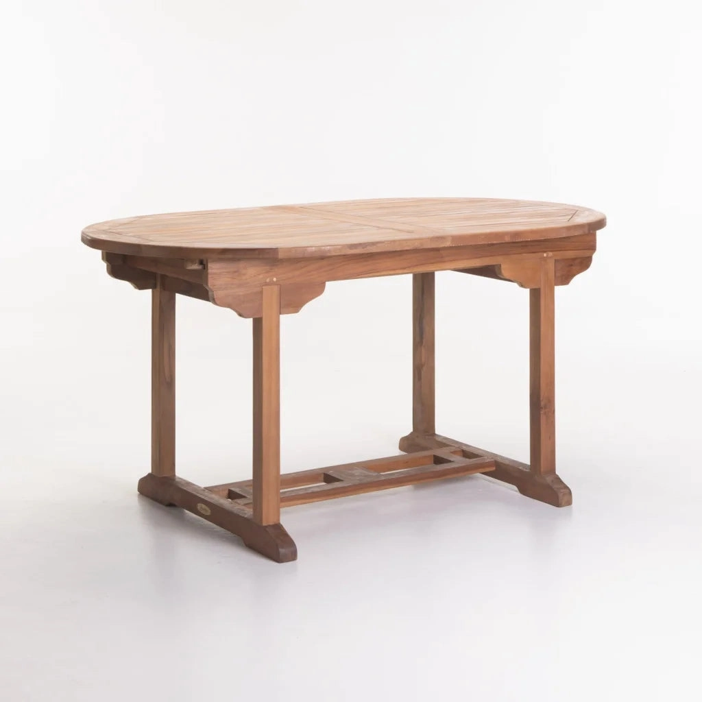 TEAK OVAL EXTENSION TABLE