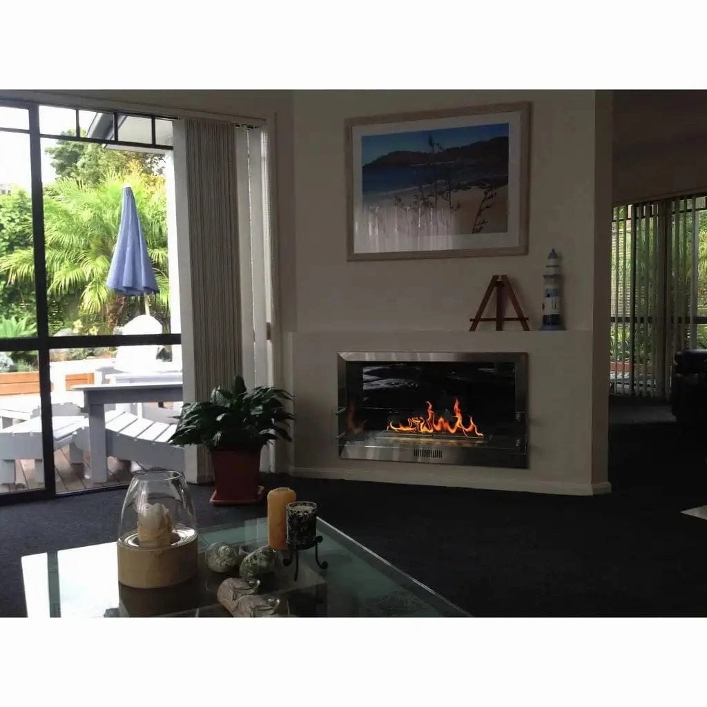 The Bio Flame 38-inch Double Sided Built-In Ethanol Firebox