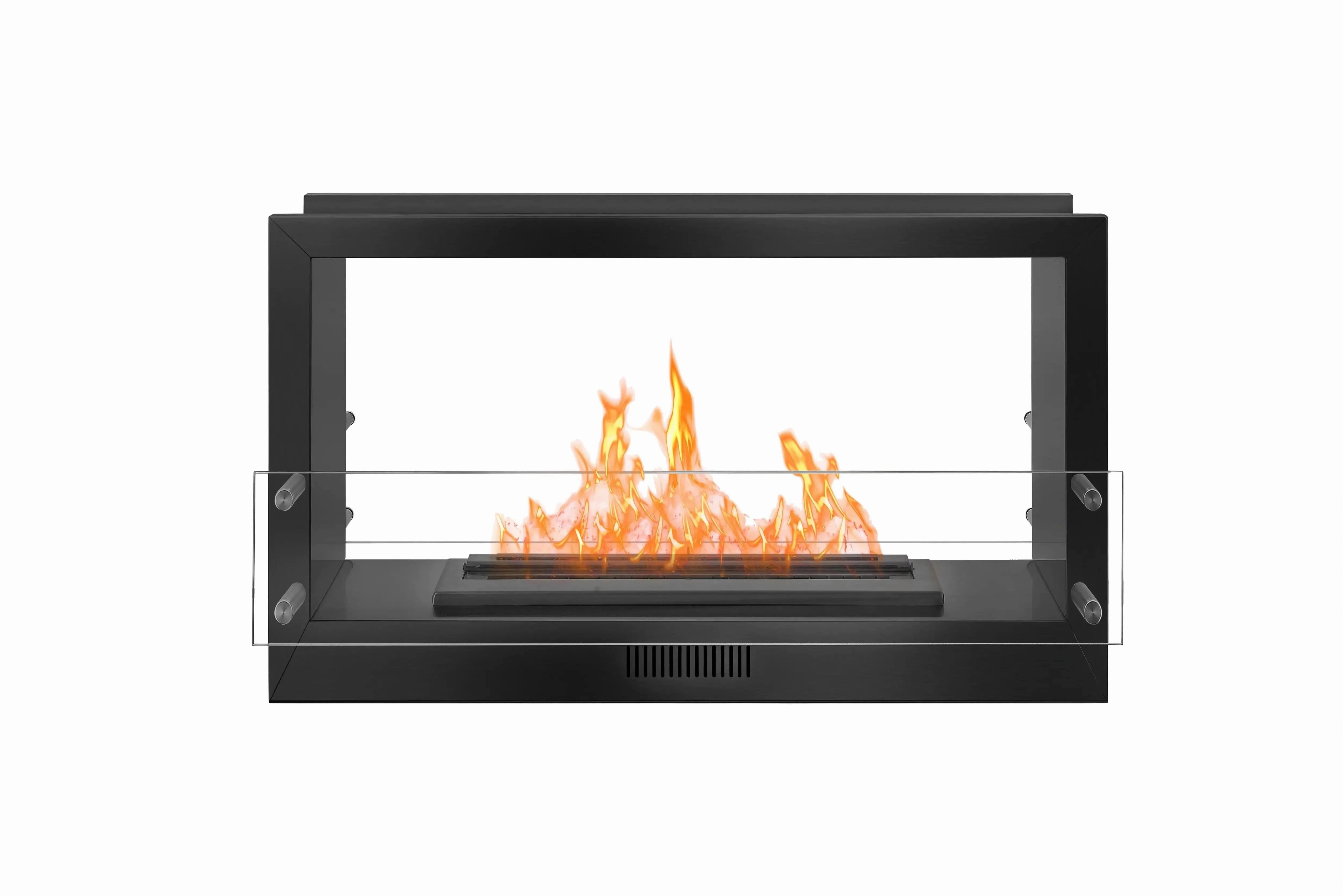 The Bio Flame 38-inch Double Sided Built-In Ethanol Firebox