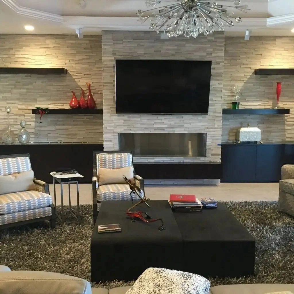 The Bio Flame 72-inch Single Sided Built-In Ethanol Firebox
