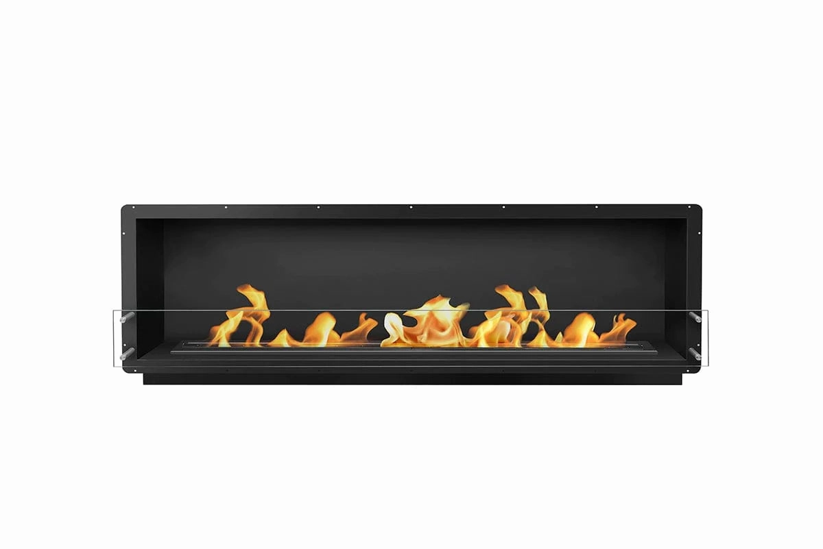 The Bio Flame 84-inch Single Sided Built-In Ethanol Firebox