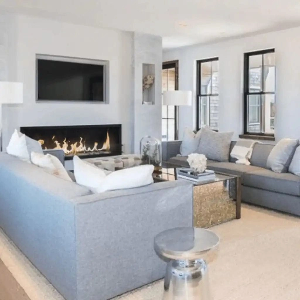 The Bio Flame 84-inch Single Sided Built-In Ethanol Firebox
