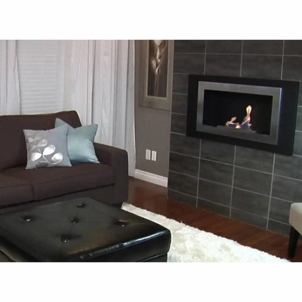 The Bio Flame Fiorenzo 33-inch Wall Mounted Ethanol Fireplace