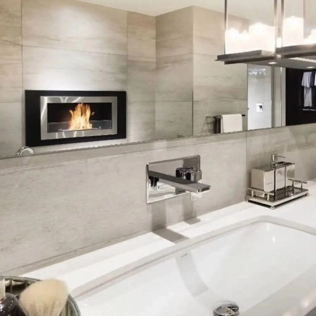 The Bio Flame Lorenzo 45-inch Wall Mounted Ethanol Fireplace