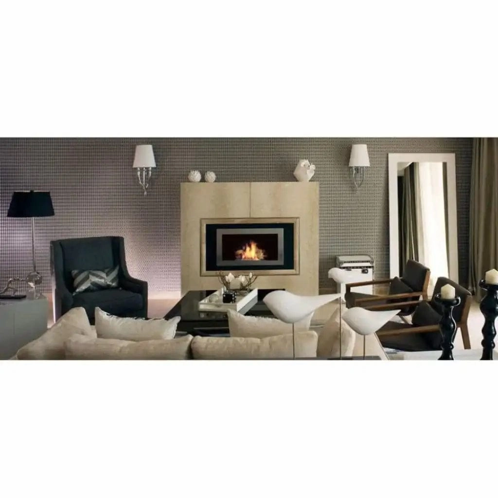 The Bio Flame Lorenzo 45-inch Wall Mounted Ethanol Fireplace