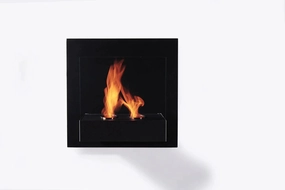 The Bio Flame Pure 24-inch Wall Mounted Ethanol Fireplacestone-look outdoor patio fireplace
