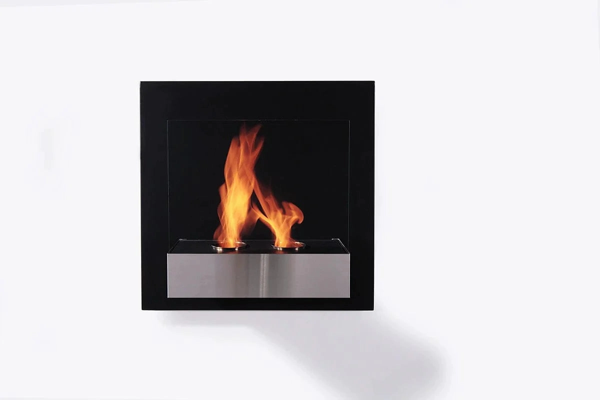 The Bio Flame Pure 24-inch Wall Mounted Ethanol Fireplace