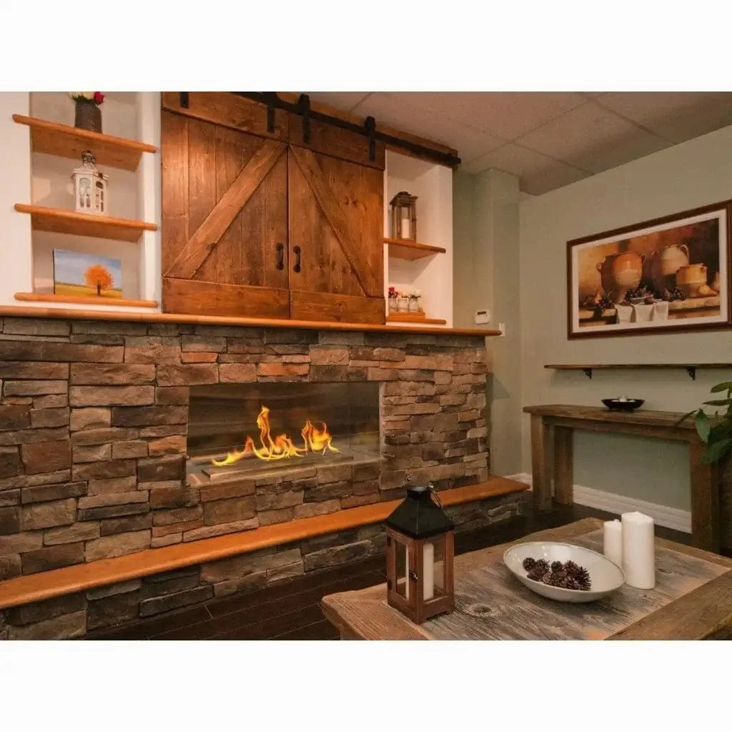 The Bio Flame Smart 51-inch Single Sided Ethanol XL Firebox