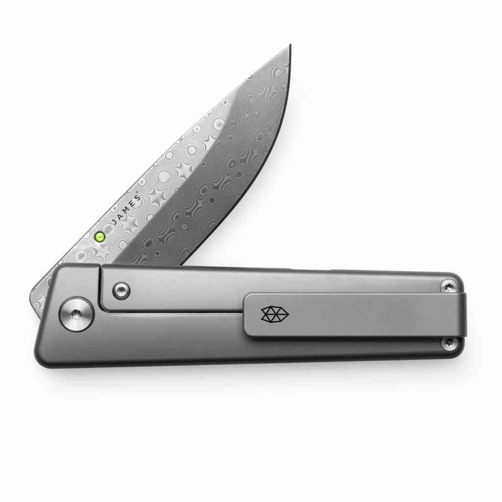 The Chapter 2 | Titanium   Damasteel heavy-duty garden utility cart with handle