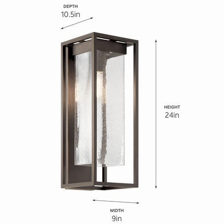 The Mercer 24" 1-Light Outdoor Wall Light