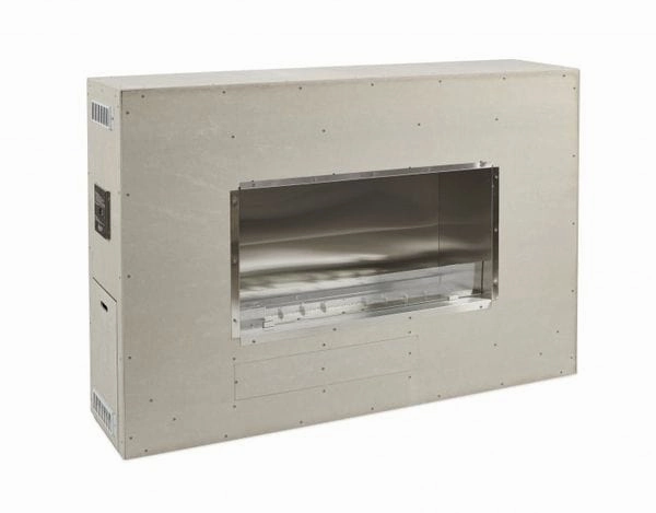 The Outdoor GreatRoom Company 40 Inch Linear Ready-to-Finish Fireplace RLFP-40DLPstone-look outdoor patio fireplace